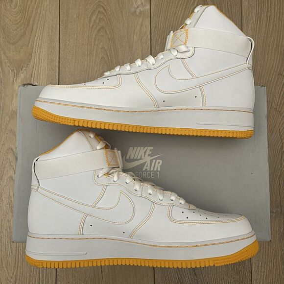 Nike Air Force 1 High 07 Laser Orange Contrast Stitch Size 11.5 main image 4